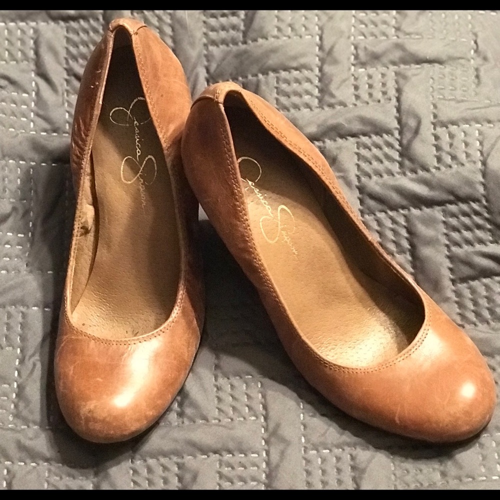 Jessica Simpson wedges